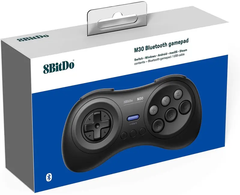 8BitDo M30 bluetooth controller zwart