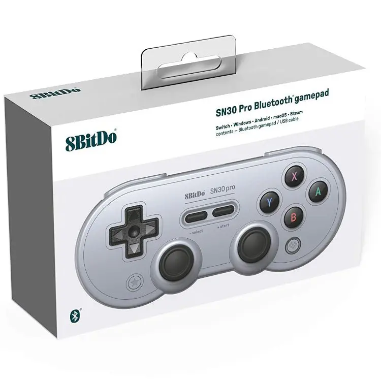 8BitDo SN30 Pro Gamepad Grey Edition bluetooth controller