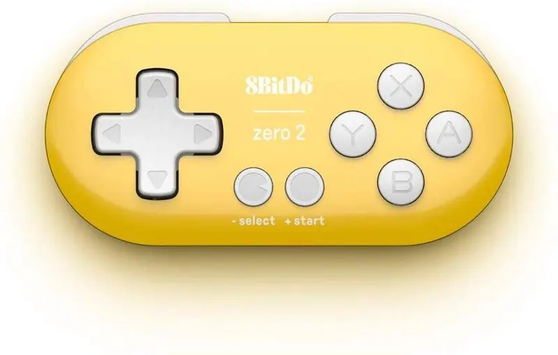 8BitDo Zero 2 bluetooth controller Yellow Edition