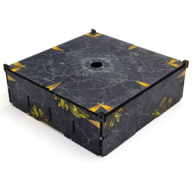 Card Storage Case - Yellow Leaf