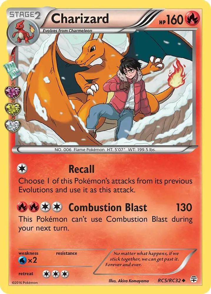 Charizard RC5 - Generations Holofoil