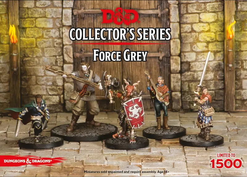 D&D Miniature Set - Force Grey