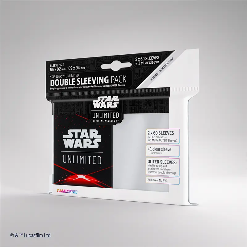 Double Sleeving Pack Space Red