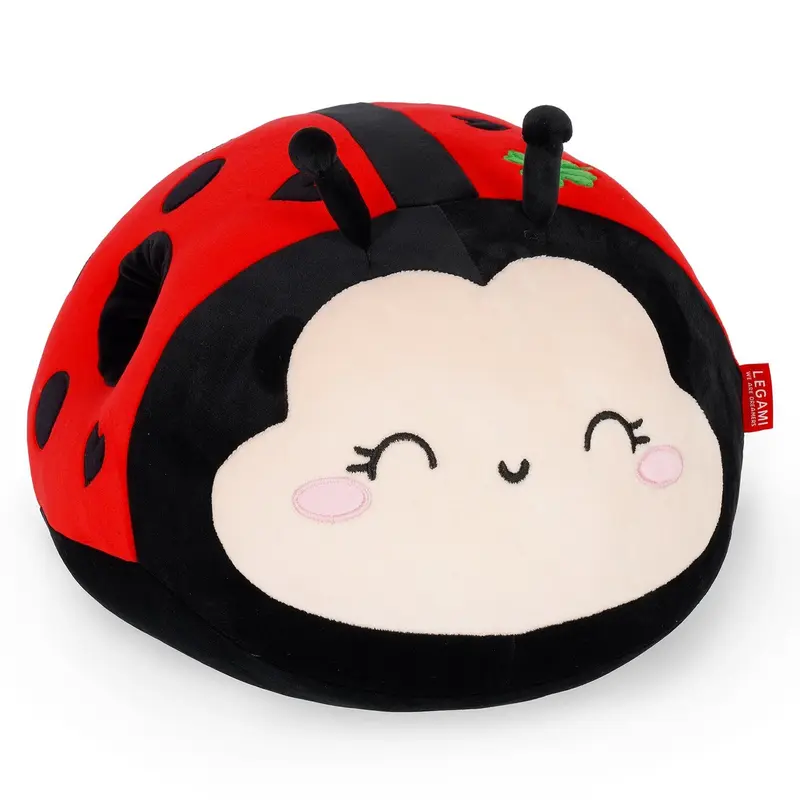 Knuffelkussen Super Soft! - Ladybug