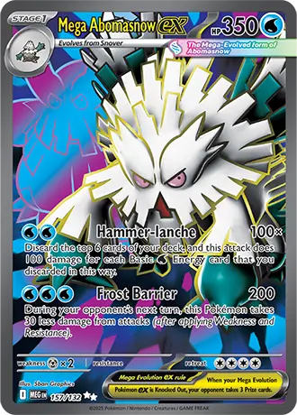Mega Evolution - 157/132 - Mega Abomasnow ex
