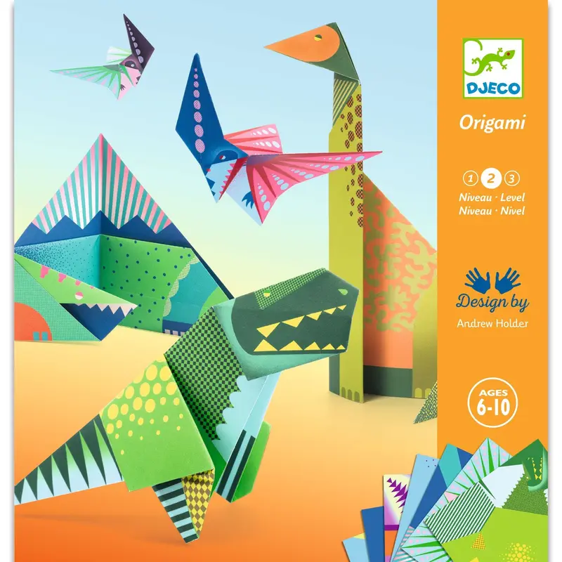 Origami set - Dinosaurussen