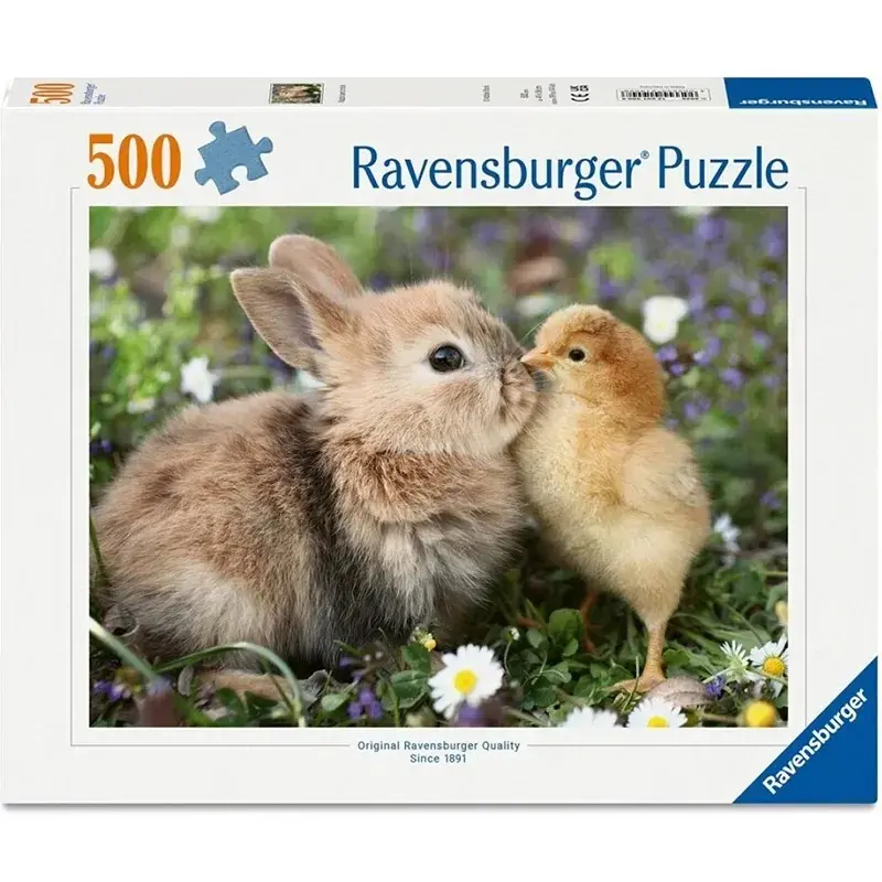 Rabbit and chick