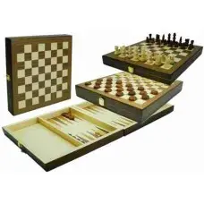 Schaak dam Backgammon cassette