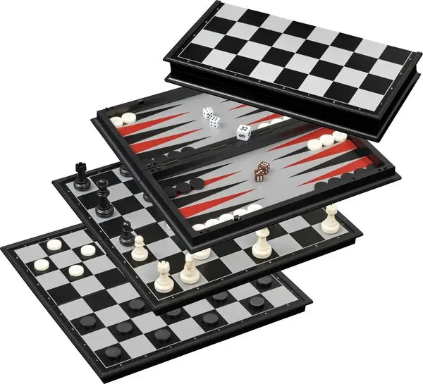 Schaak/Dam/Backgammon Kassette