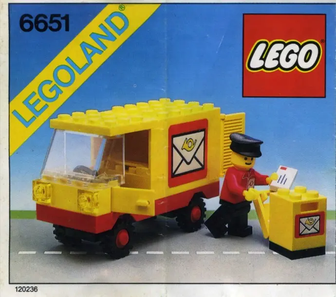 Set 6651 - Post Office Van