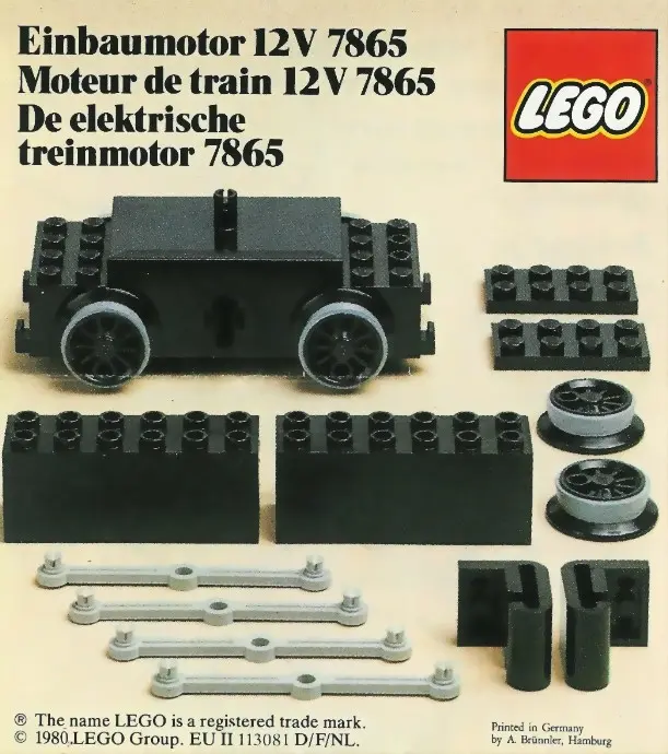 Set 7865 - 12V Motor