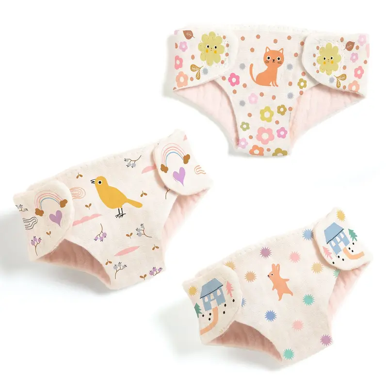 Set van 3 poppenluiers