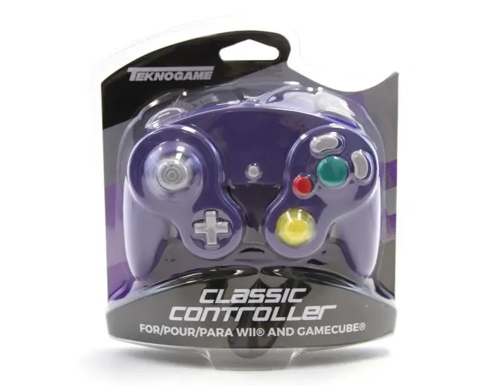 Teknogame Gamecube controller indigo