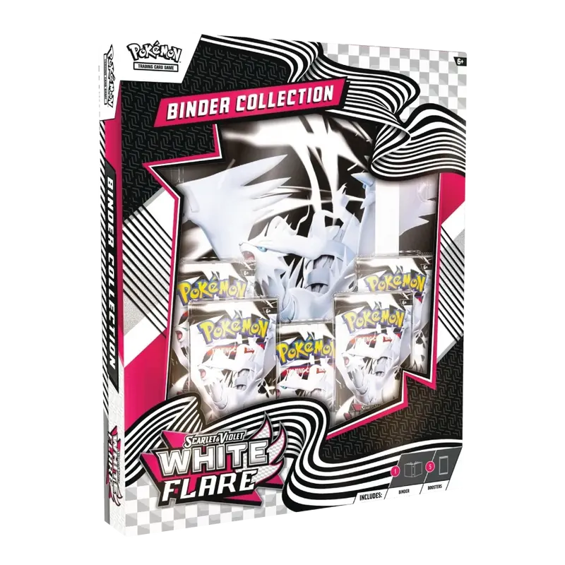 White Flare Binder Collection