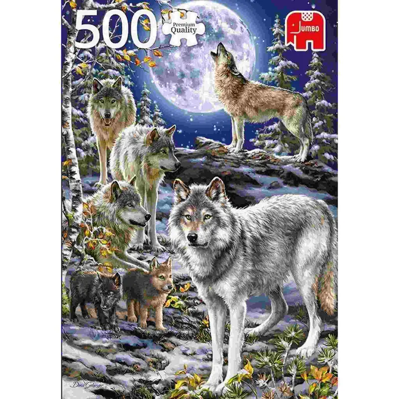 Wolf Pack In Winter